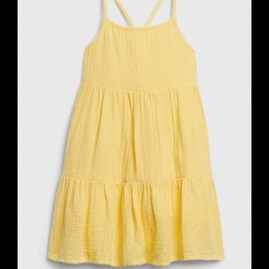 Gap gauze dress jn yellow 4T
